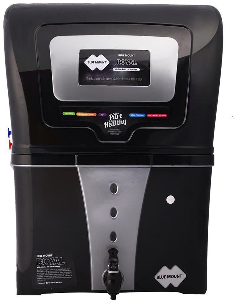 

Blue Mount Royal BA57 12 L RO UF Water Purifier (Black)