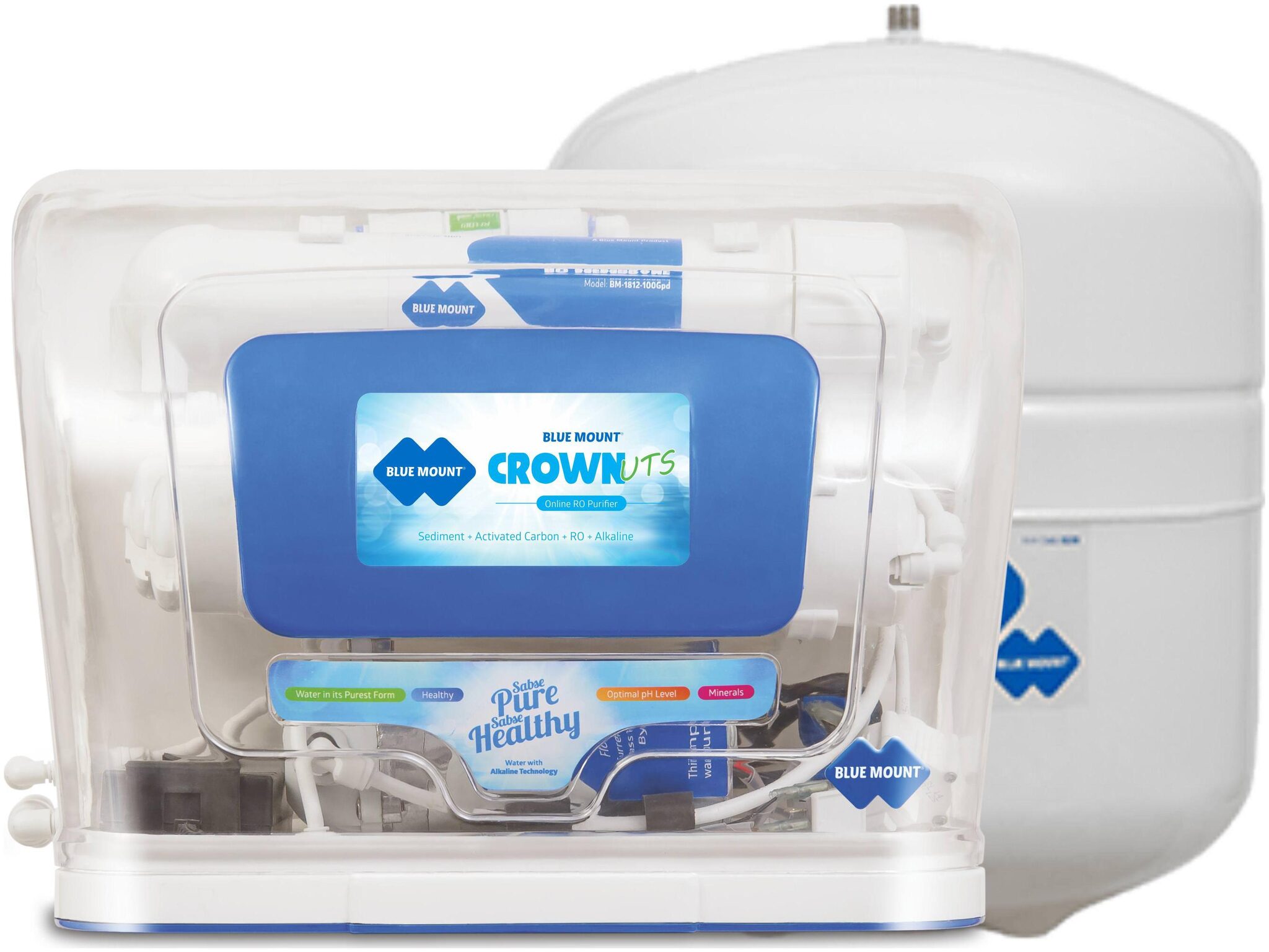 

Blue Mount Crown UTS BM56 Online RO Antioxidant Alkaline Under Sink Purifier