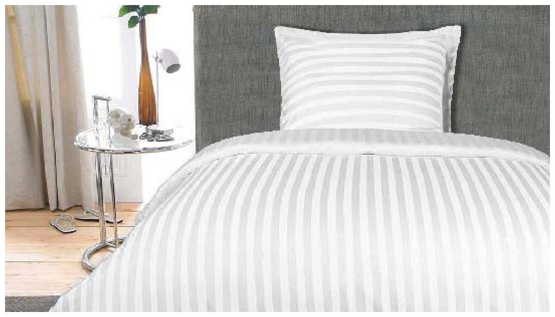 

Blush Cotton Striped Single Size Bedsheet ( 1 Bedsheet With 1 Pillow Covers White )