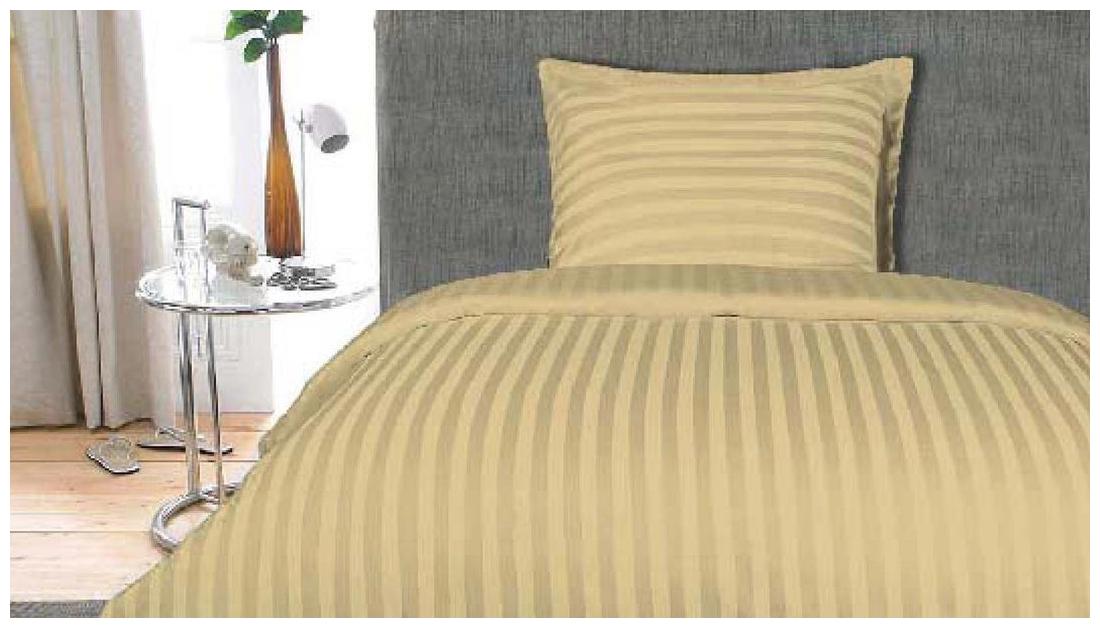 

Blush Cotton Striped Single Size Bedsheet ( 1 Bedsheet With 1 Pillow Covers Cream )