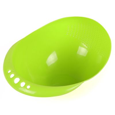 

Bluzon Storage Washing Bowl for Rice Fruit Vegetable(Green)