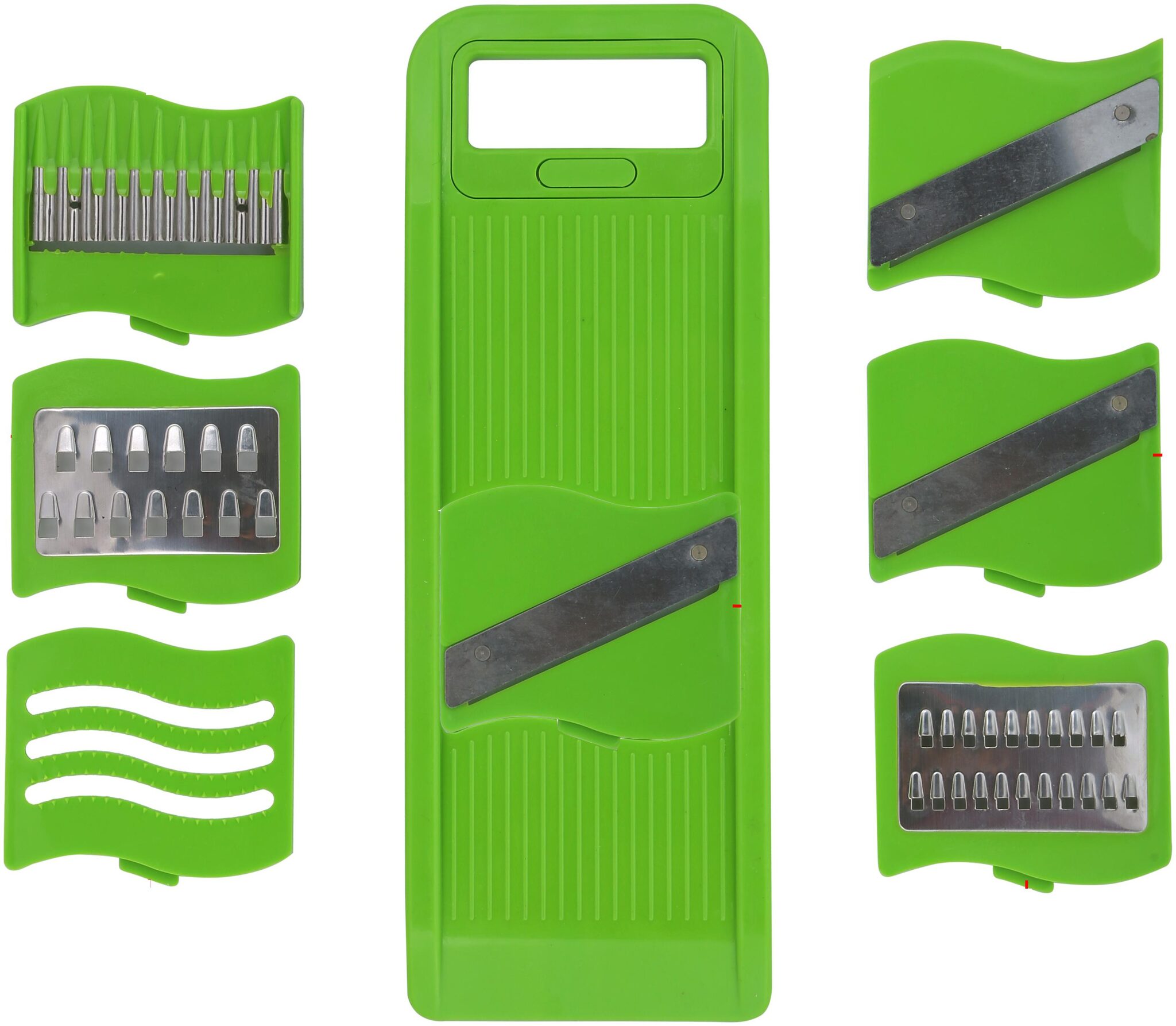 

Bluzon Vegetable Fruit Slicer Maker Multi Purpose (6 in 1) Vegetable Slicer (Green)