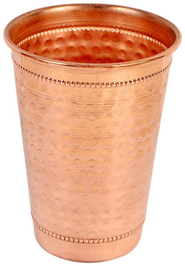 

BM Metalworks Hammered Big Glass of Copper Tumbler