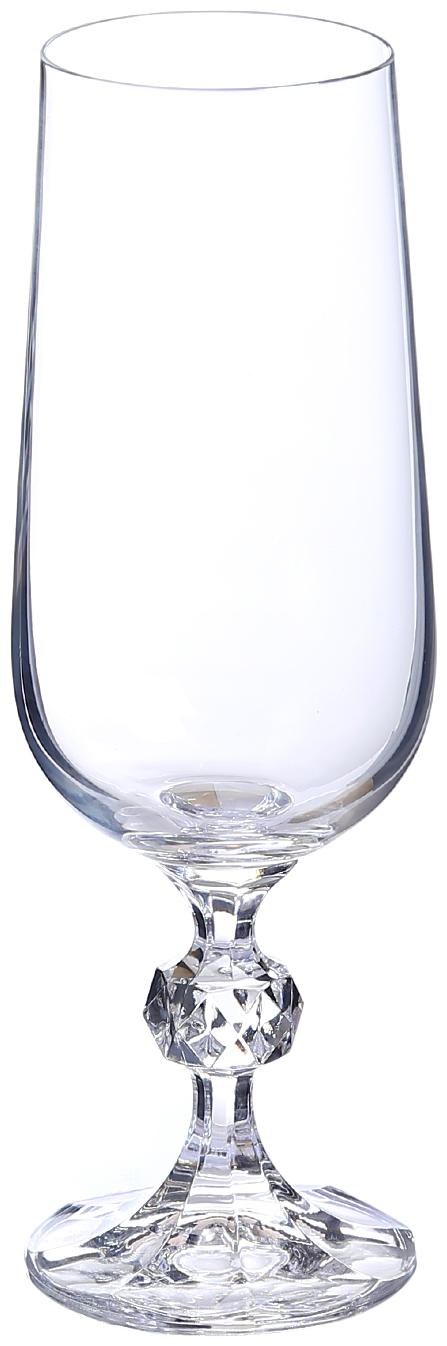 

Bohemia Crystal Claudia 180ml Champagne Flute Drinking Glass Set Set 180 ml 6 pcs Tranparent Non Lead Crystal