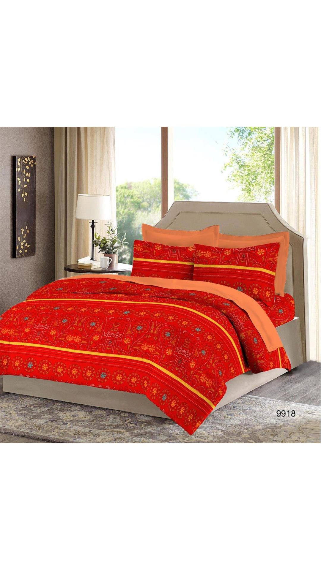 Buy Bombay Dyeing Cotton Printed Double Size Bedsheet ( 1 Bedsheet With