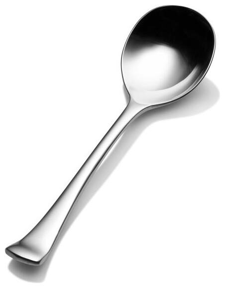 

Bon Chef S3201 Aspen Stainless Steel Bouillon Spoon - Dozen