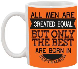 Born in September Ceramic Coffee Mug by AshvahTM - MUG914