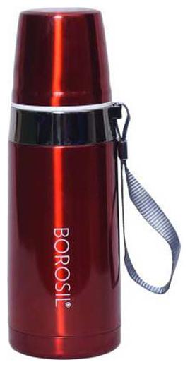 

Borosil 650 ml Stainless Steel Thermosteel Flask ( Red )
