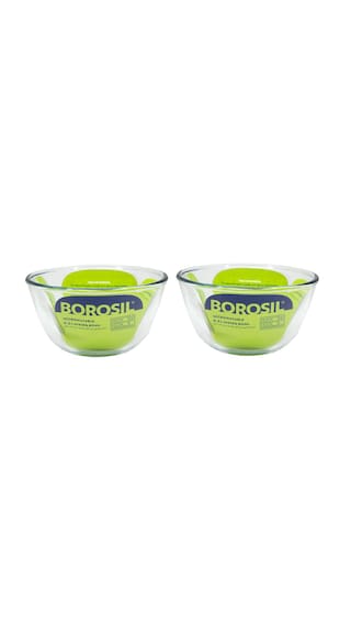 Borosil Microwavable Mixing Bowl Set Of 2 500 Ml Online At Low Prices In India Paytmmall Borosil Microwavable Mixing Bowl