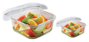 

Borosil Microwavable Klip - N - Store Square Dish With Lid - Set of 2 (800 320 ml)