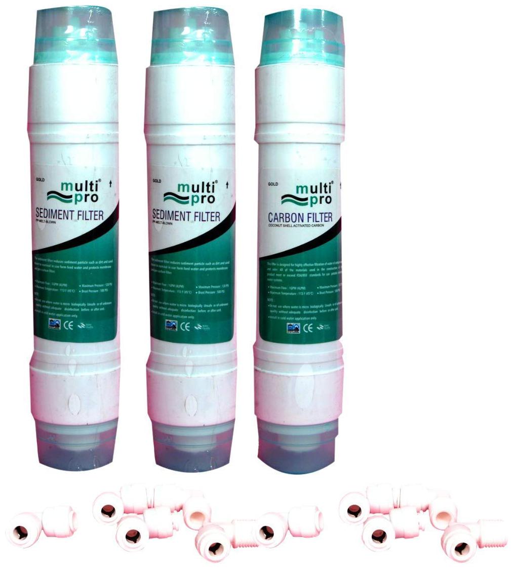 

Borys Multipro Complete Replacement Inline Filters Set For All Domestic Ro Water Purifiers