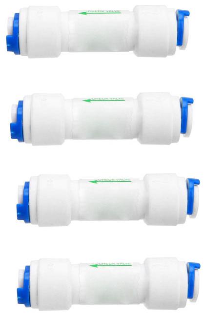 

BORYS (Pack of 4) Non-Return Valve (NVR) For Domestic RO Water Purifiers