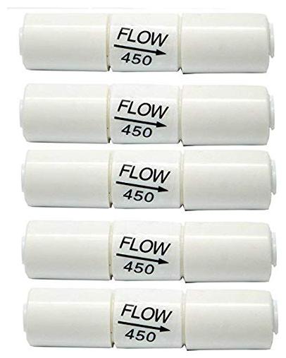 

BORYS (Pack Of 5) Ro Flow Restrictor 450 Flow-(Fr-450) For Ro Water Purifiers