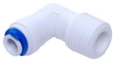 

BORYS Plastic Ro Pump 1 4 Male Elbow Connector 1 4-3 8 Thread For Ro Water Filter Purifiers 1 4 Inchtube