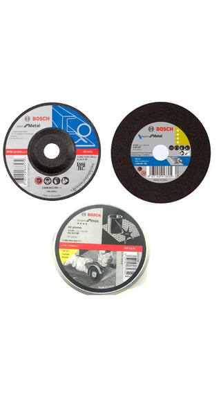 Bosch Angle Grinder Disc & wheels Combo - Cutting Wheel;SS Cutting Wheel & Grinding Disc 10.16 cm (4 inch)