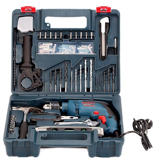 Bosch GSB 13 RE Reversible Professional Impact Plastic Drill, 600 watts, 13mm (Green)