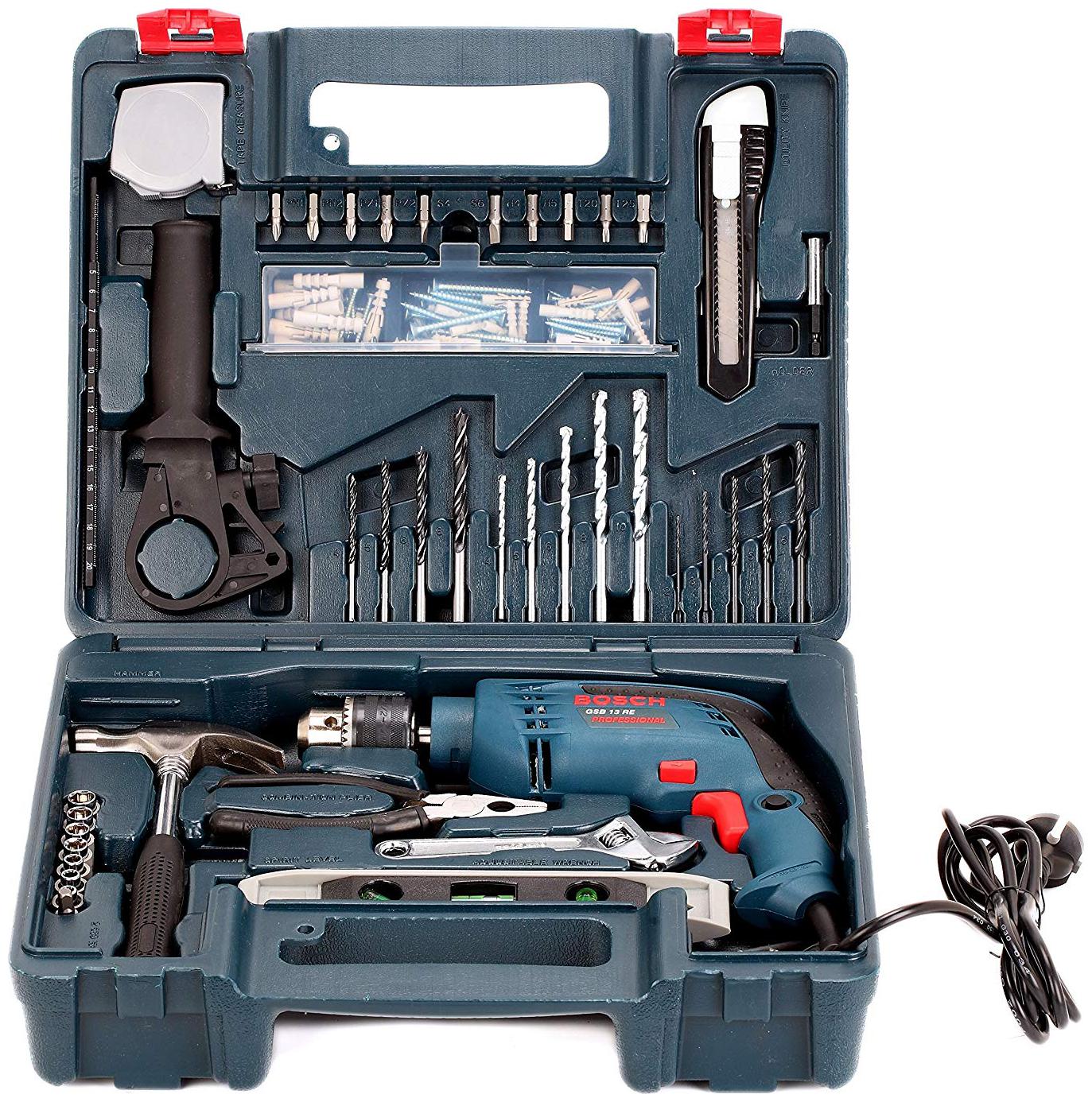 

Bosch kit Reversible Professional Impact drill 600 watts 13mm