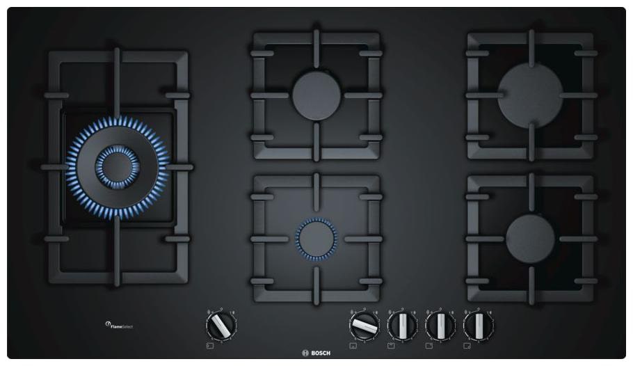 Buy Bosch Bosch 5 Burner Automatic Hobs Black Gas Stove , Online at Low Prices in India