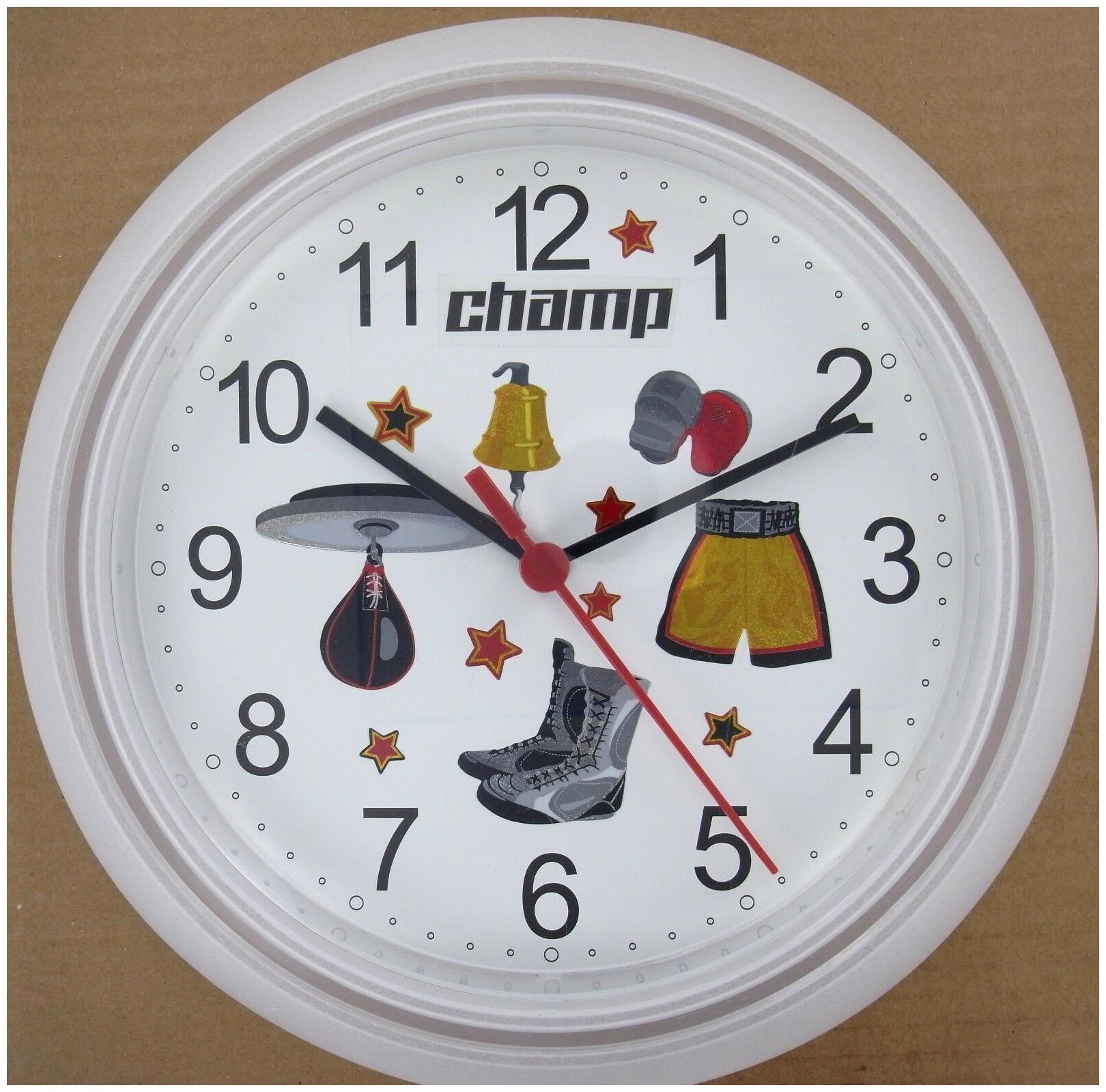 Buy BOXING Wall CLOCK Boxer Box Gloves Bag Ring Ropes Punch Knock Out