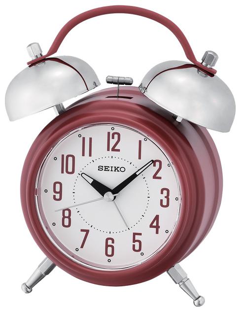 

BRAND NEW Seiko Deux Bell Alarm Clock QHK051RLH