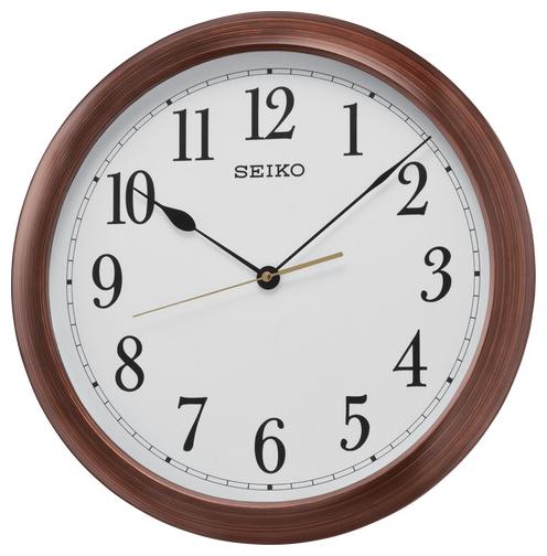 

BRAND NEW Seiko 16 Numbered Wood Finish Wall Clock QXA598BLH