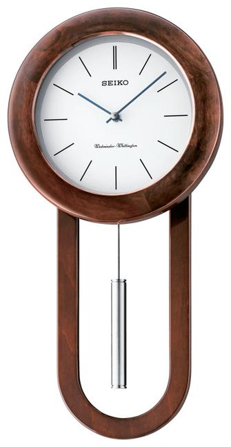 

BRAND NEW Seiko Circular Sleek Wall Clock Pendulum and Dual Chimes QXH057BLH