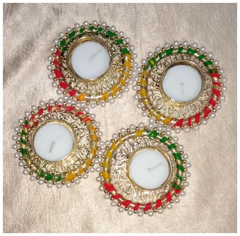 

BRAND WORLD Metal Multi Candle holder