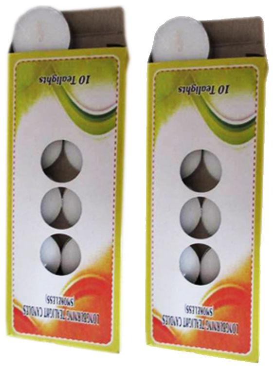 

Branded Scented Vanlila n Rose Tea Light Candles Pack of 20pcs