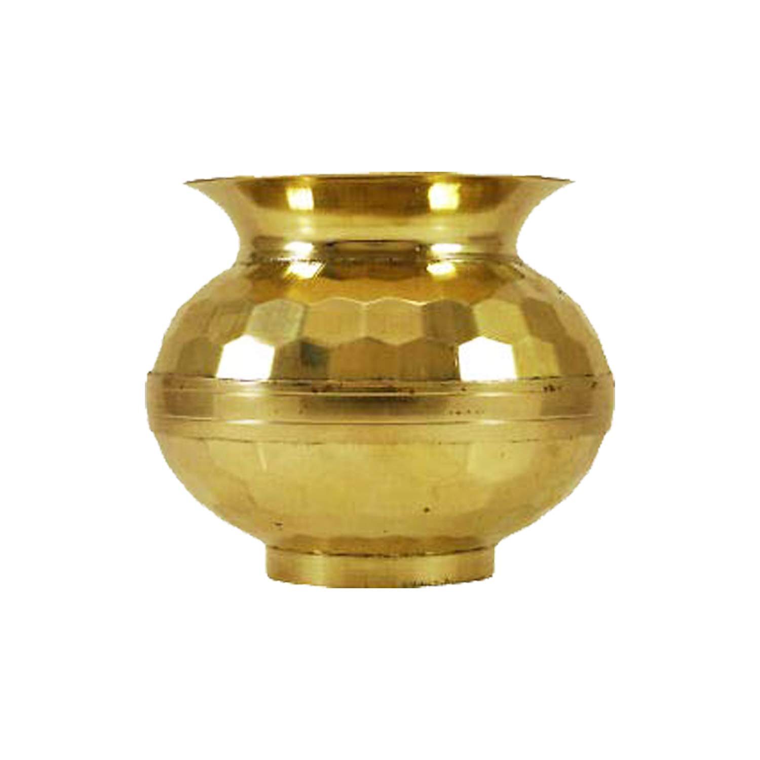

Brass Kalash Lota for Pooja Karwa Chauth 3-Inch Golden