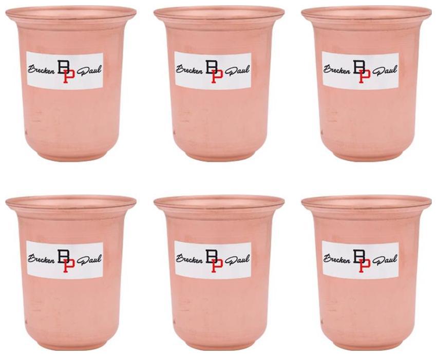 

Brecken paul copper water glass pack of 6 (150 ml)