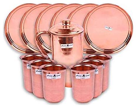 

Brecken paul copper dinner set pack of 13