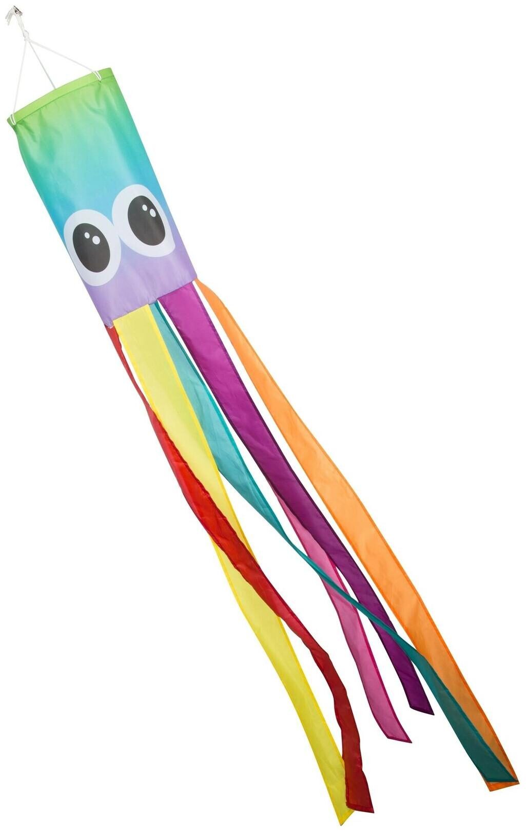 

Breezy and Whimsical Octopus Windsock - 60 Inches - Blows in Multi-color Contemp