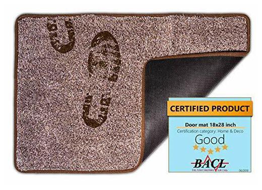 

BRICOVEO Welcome Doormat Front Entry Mud Indoor Door mat 18x28 inch