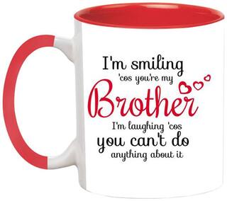 Brilliant Brother Ceramic Coffee Mug by Ashvah - MUG1339