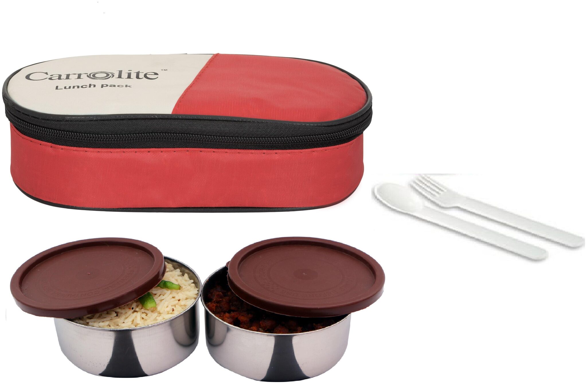 

Carrolite Red Lunch box ( Set of 1 400 ml )