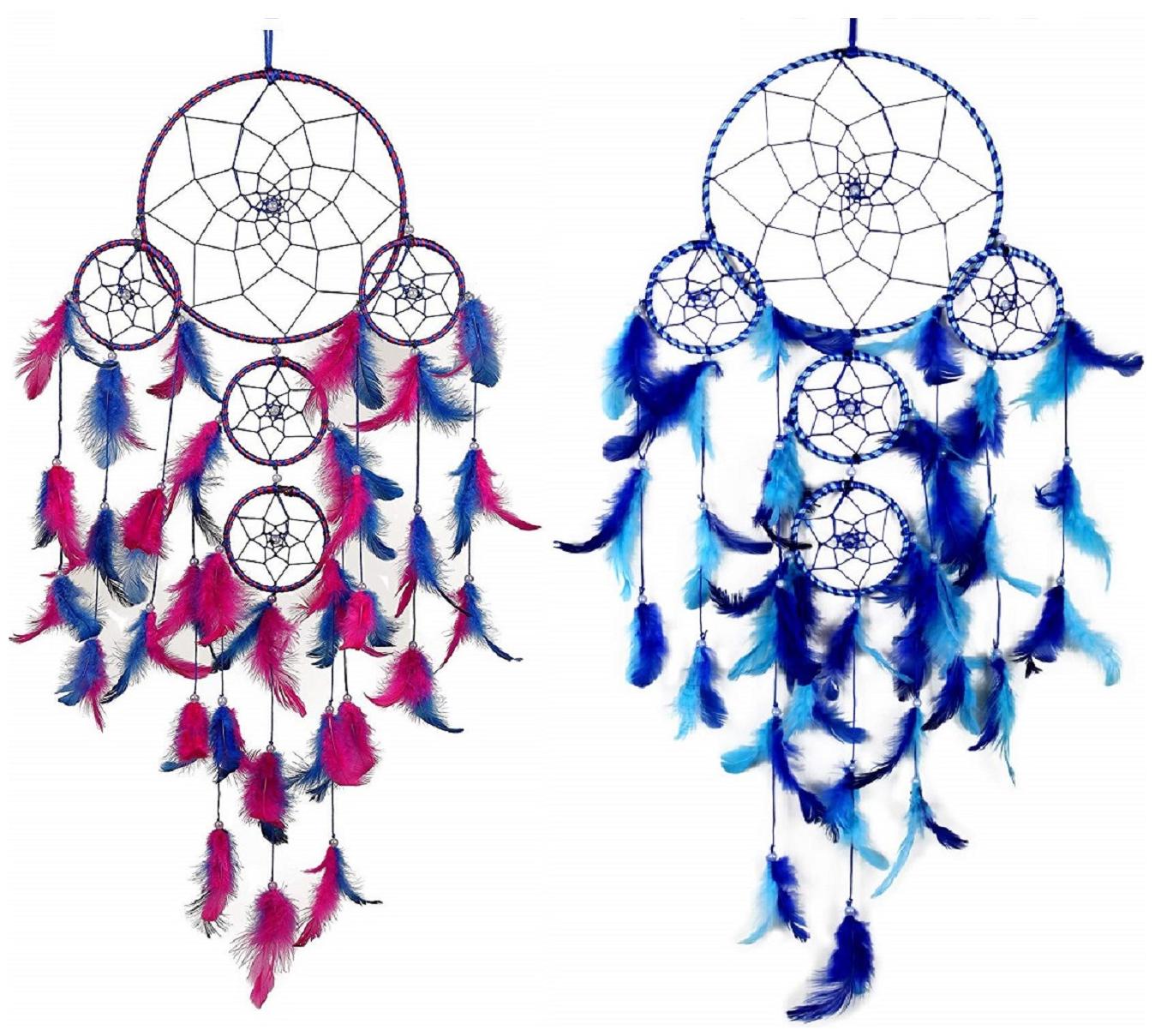 

BS AMOR Home Decor Wall Hanging Living Room Decorative Showpiece Dream Catcher (75 X 19 Cm) Pack Of 1