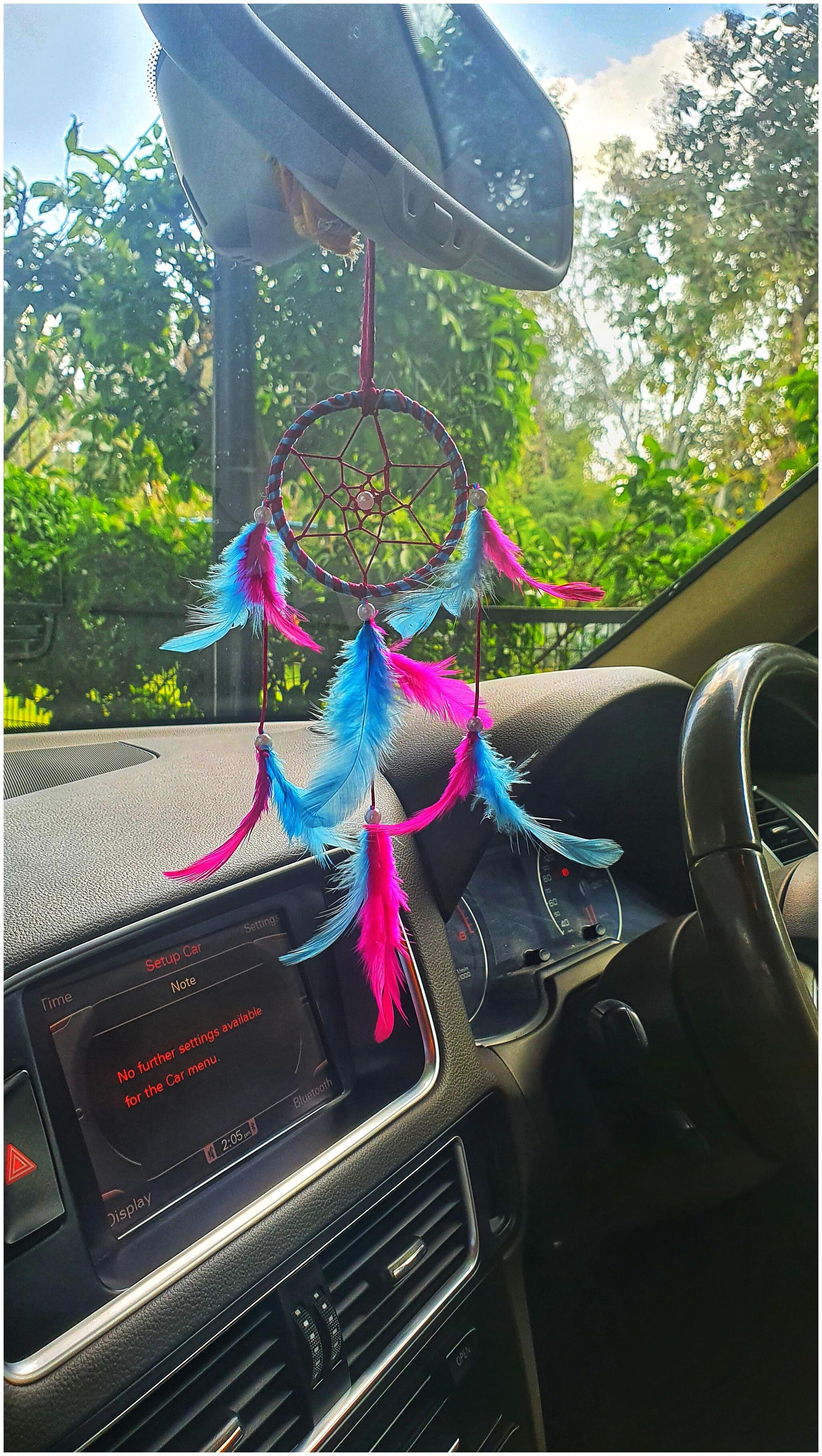 

BS AMOR Multicolor Hand Crafted Dream Catcher for Car And Wall Hanging Home Decorative