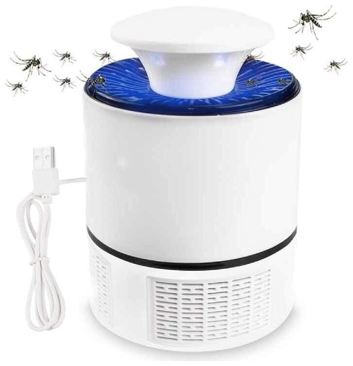 

BTK Trade Eco Friendly USB Electronic LED Mosquito Killer Machine Trap Lamp (White)