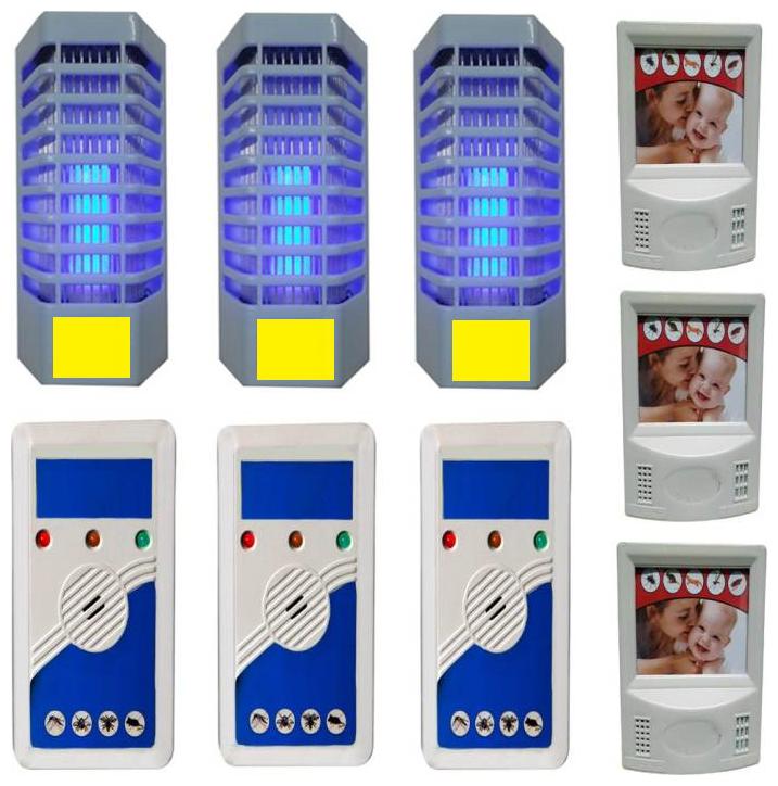 

BTK Trade Insect Killer and Repeller cum Night Lamp Combo (Pack of 9)