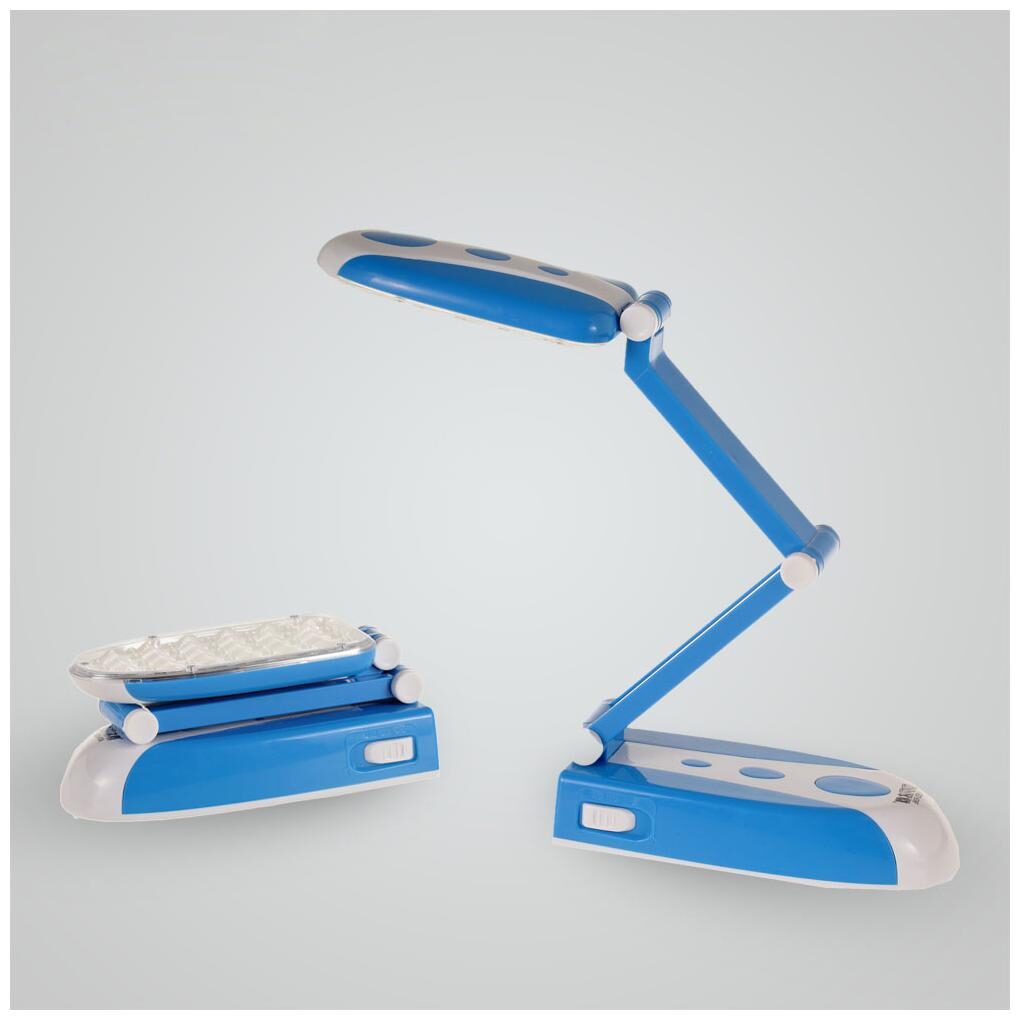 

BTK Trade Rechargeable 31 LED Emergency Table Flexible Desk Lamp (Blue)
