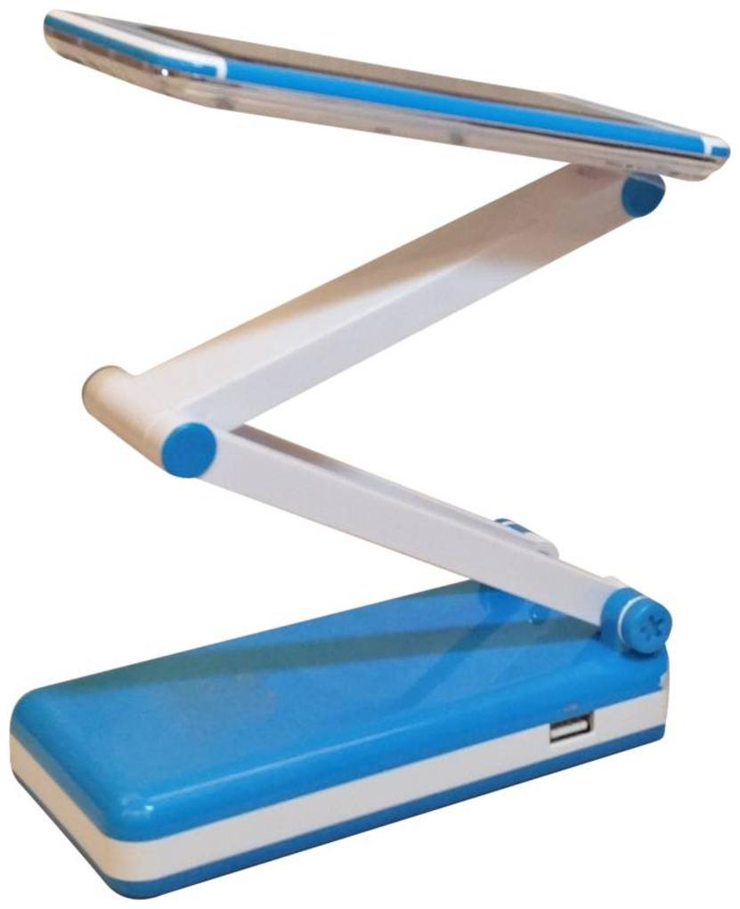 

BTK Trade Solar Rechargeable 32 LED Emergency Table Flexible Desk Lamp (Blue)