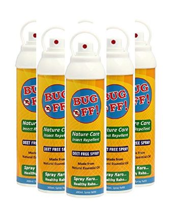 

Bug Off Manual Hand Spray Insect Repellent for Bugs Flies 180ml Pack of 6