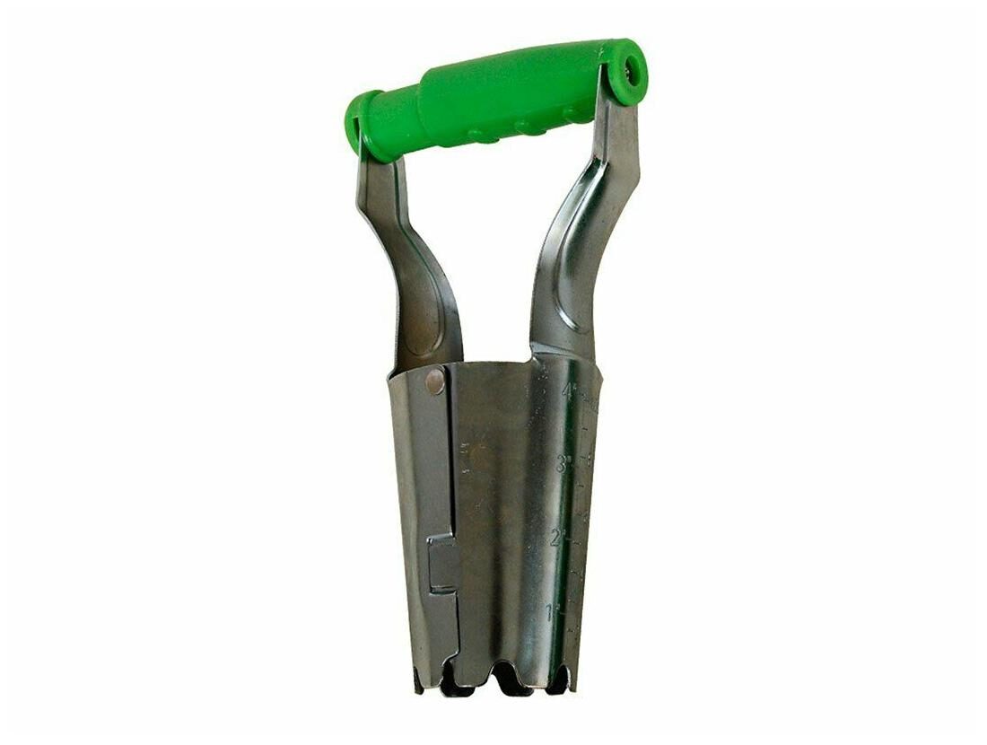 Buy Bulb Planter With Depth Markers Spring Loaded Dirt Release Garden