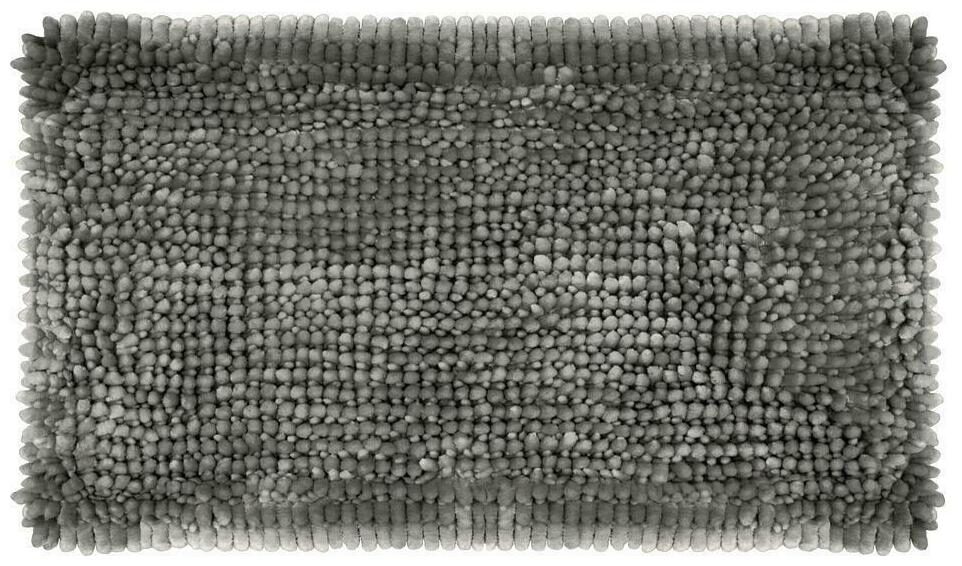 

Butter Chenille 20 In X 34 In Bath Mat In Charcoal
