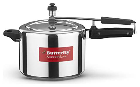 

Butterfly Standard Plus Induction Base Aluminium Pressure Cooker 5 L
