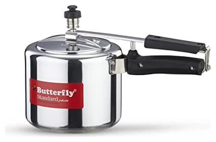 

Butterfly Standard Plus Induction Base Aluminium Pressure Cooker 3 L