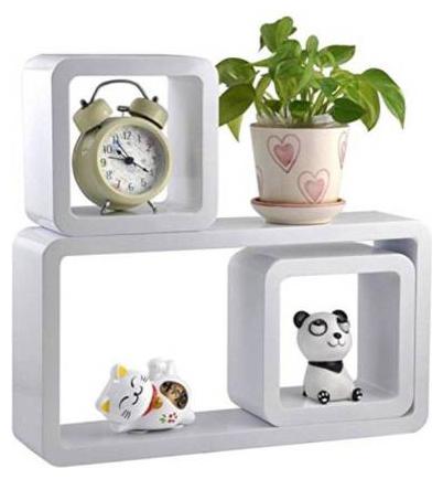 

Home Wooden Wall Shelf (Number of Shelves - 3 White)