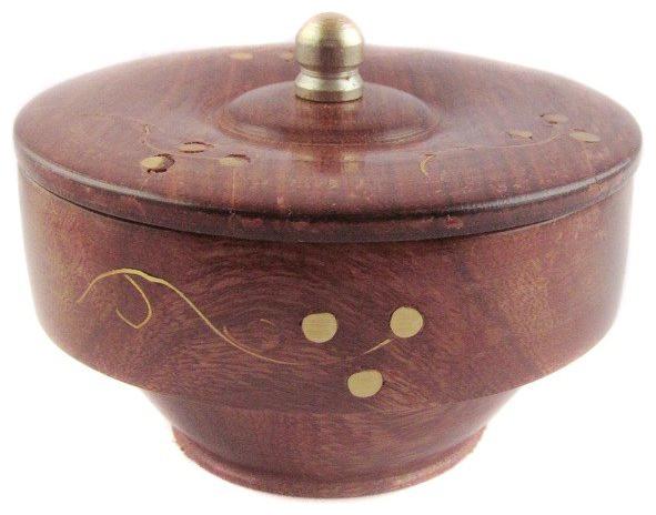 

BuyCrafts Wooden Handmade Multipurpose Serving Bowl (Brown)