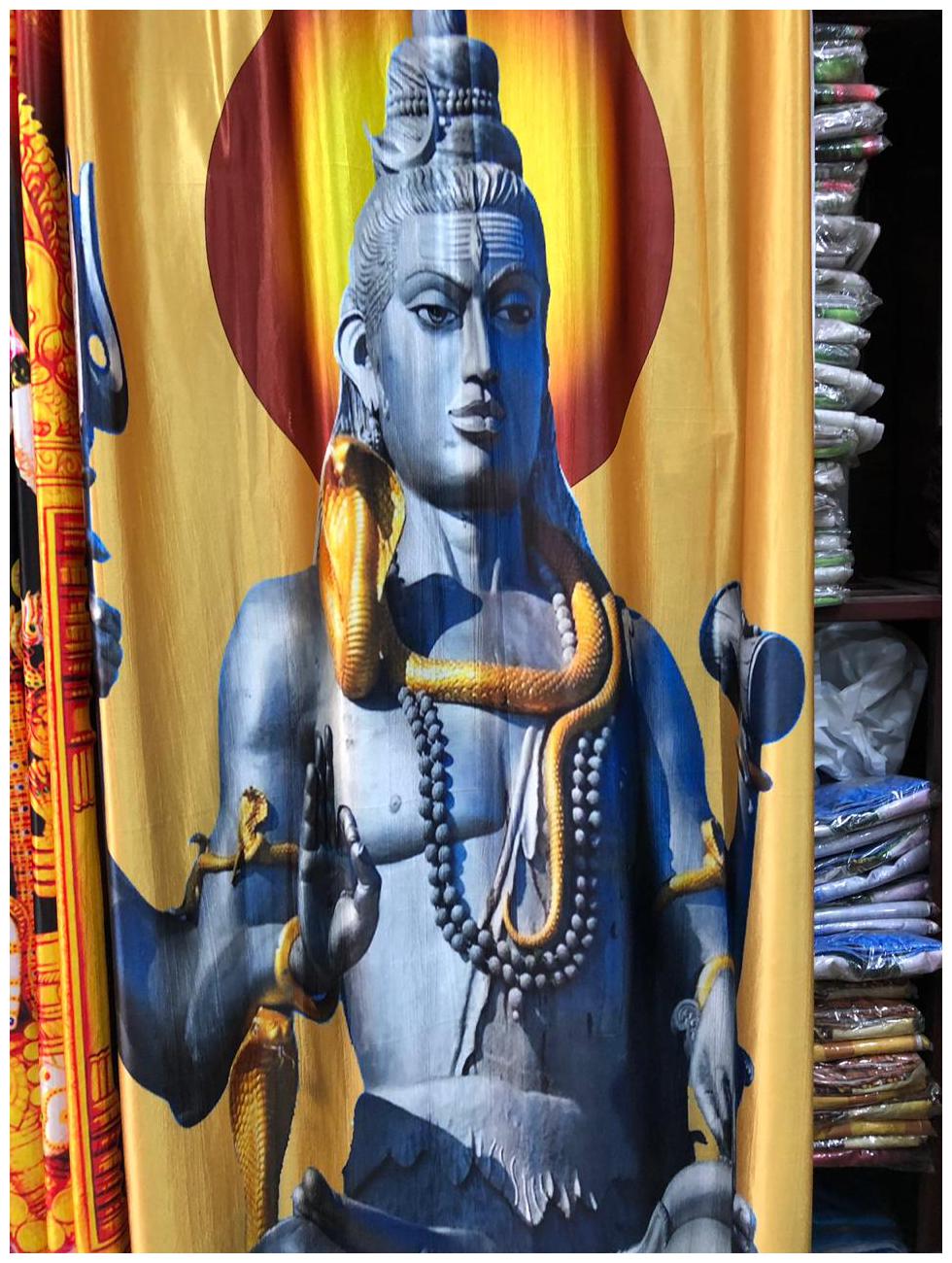 

Byloom Polyester Printed Premium Long Crush Curtain Size(5x4 ft)