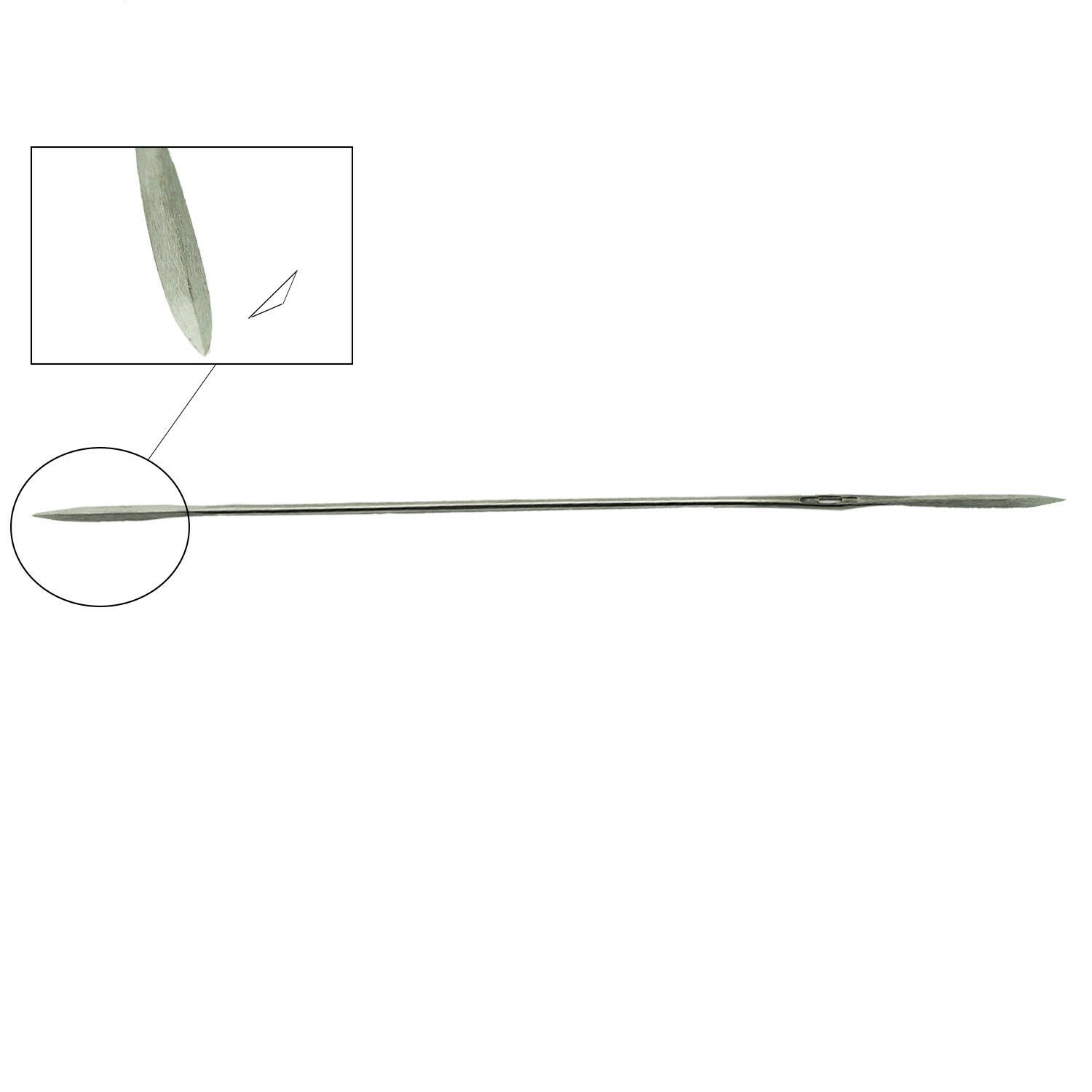 

C S Osborne Straight Heavy Double 3-Square Point Needle 557 Size 16 11 Gauge